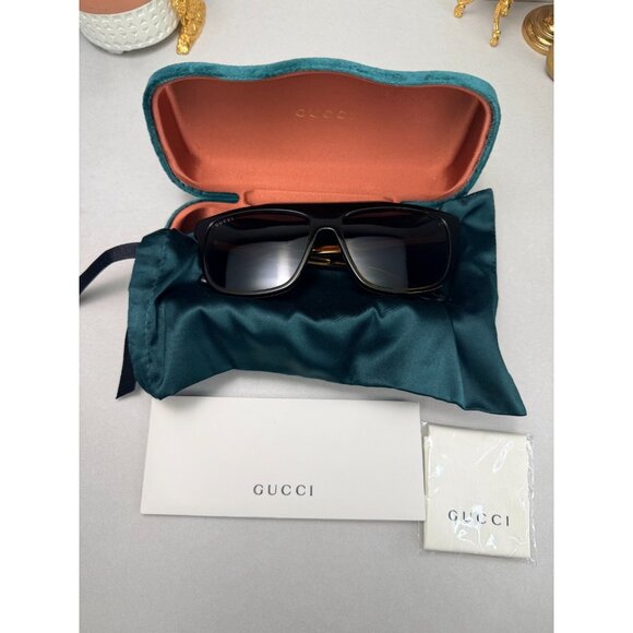 Gucci Accessories - Gucci GG1039S Sunglasses Black Gold Frame With Case Authentic Designer